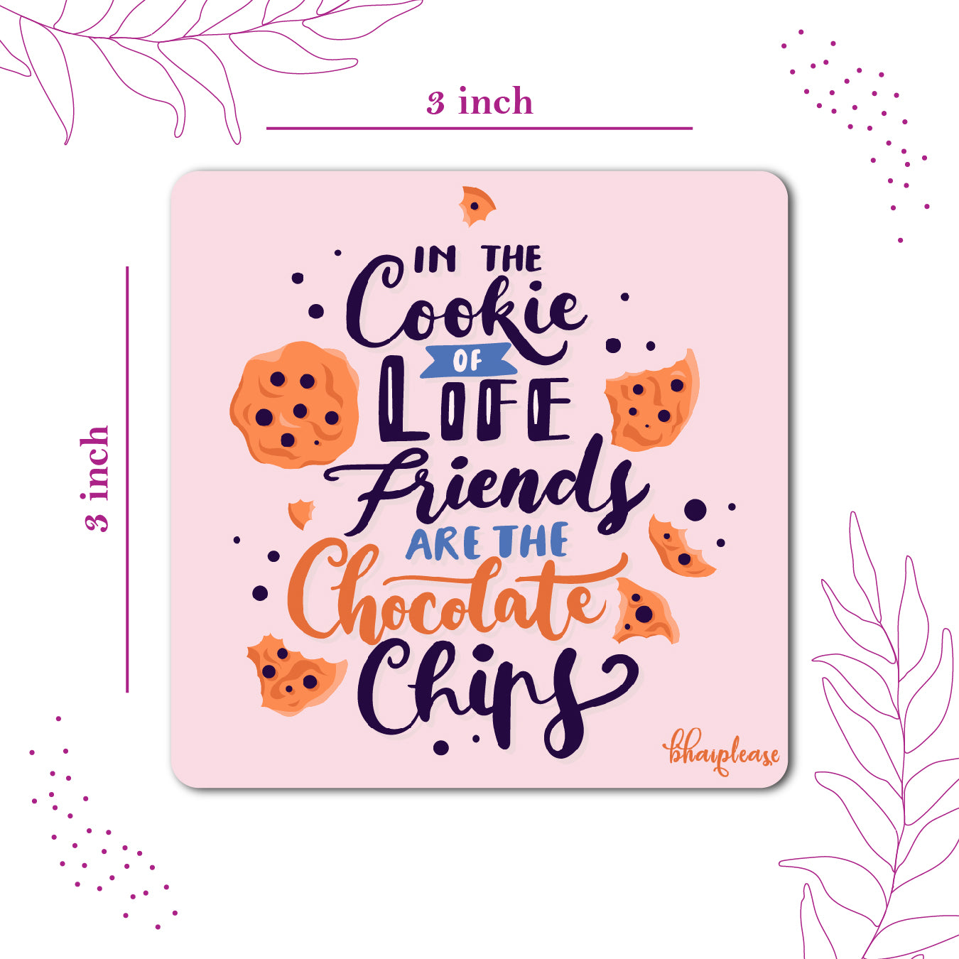 Cookie of Life Friends Fridge Magnet