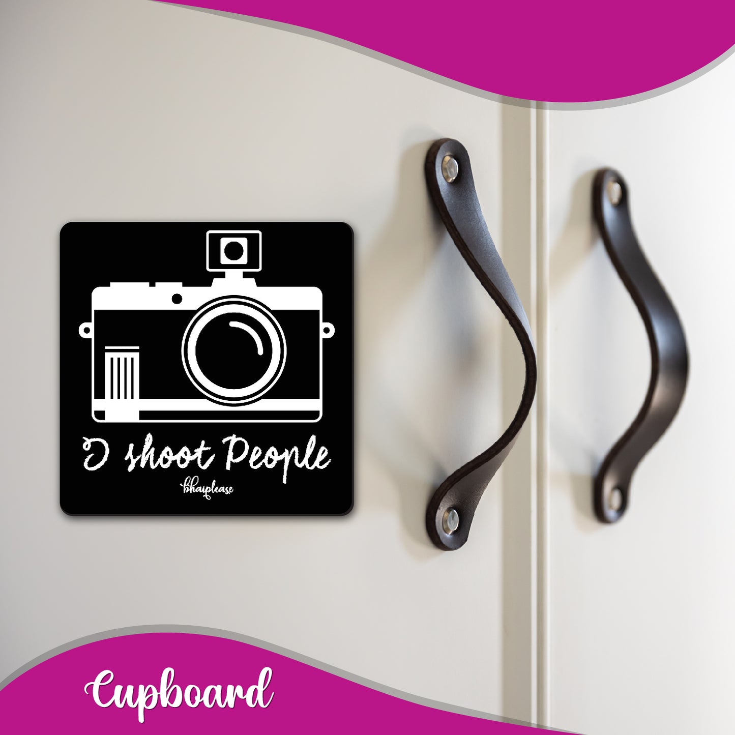 I Shoot People Photographer Fridge Magnet | Bhai Please