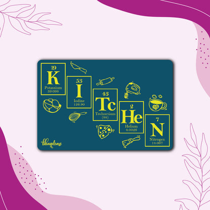 Kitchen Periodic Table Fridge Magnet