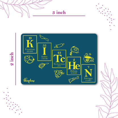 Kitchen Periodic Table Fridge Magnet