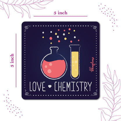 Love Chemistry Wooden Fridge / Refrigerator Magnet