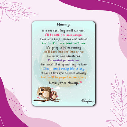 Love from Bump Wooden Fridge