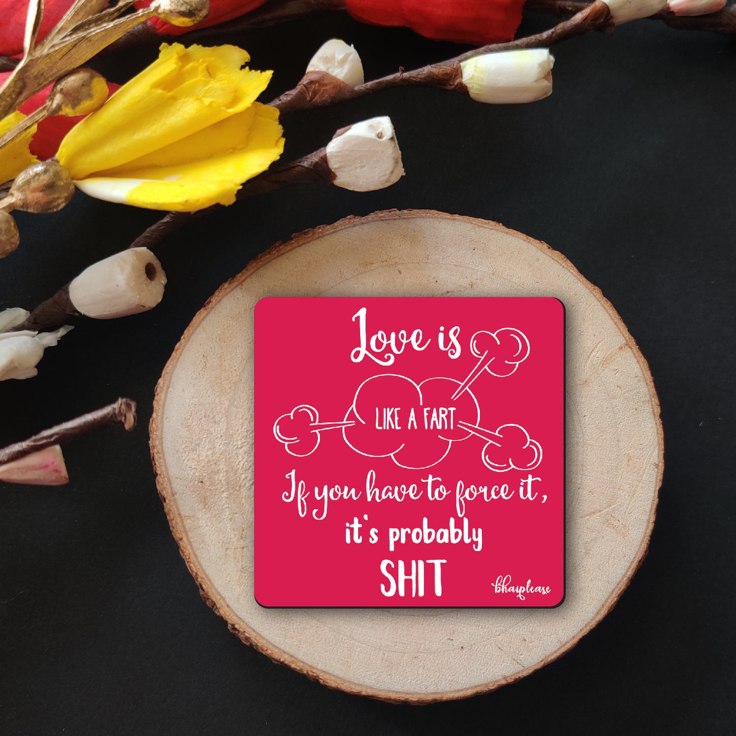 Love is Like a Fart – Funny Adult Fridge Magnet