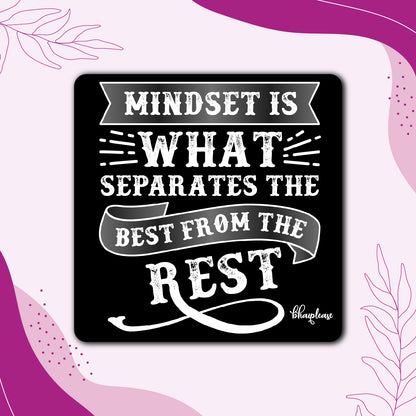 Mindset Separates the Best Motivational Fridge Magnet