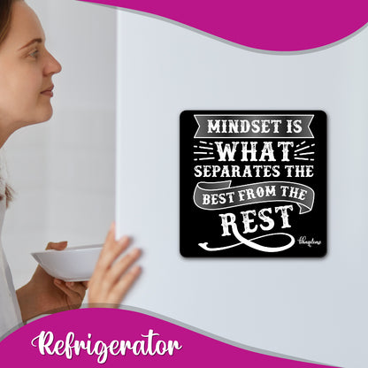 Mindset Separates the Best Motivational Fridge Magnet