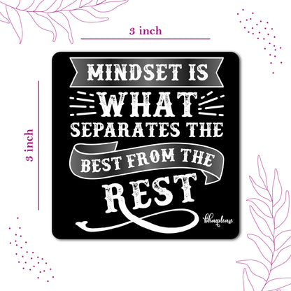 Mindset Separates the Best Motivational Fridge Magnet