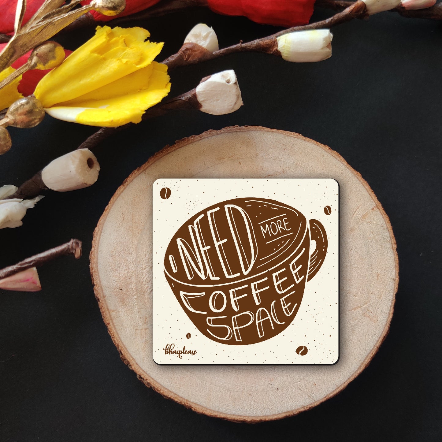 Need More Coffee Space Fridge Magnet – Coffee Lover Gift