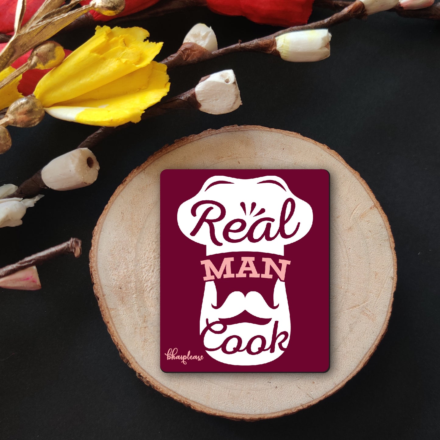 Real Man Cook Chef Fridge Magnet – Kitchen Gift