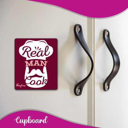 Real Man Cook Chef Fridge Magnet – Kitchen Gift