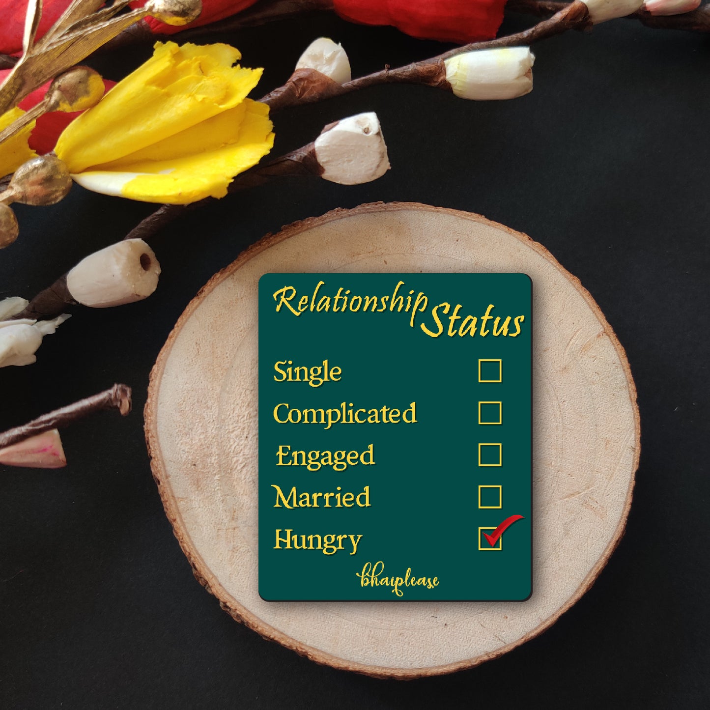 Relationship Status: Hungry Fridge Magnet