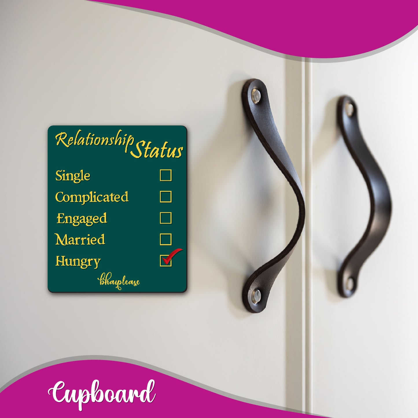 Relationship Status: Hungry Fridge Magnet
