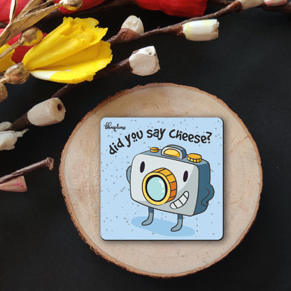 Did You Say Cheese? Kawaii Camera Fridge Magnet