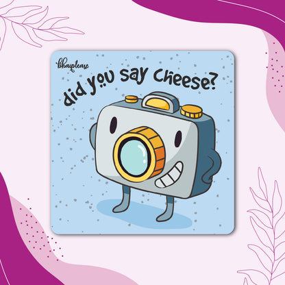 Did You Say Cheese? Kawaii Camera Fridge Magnet