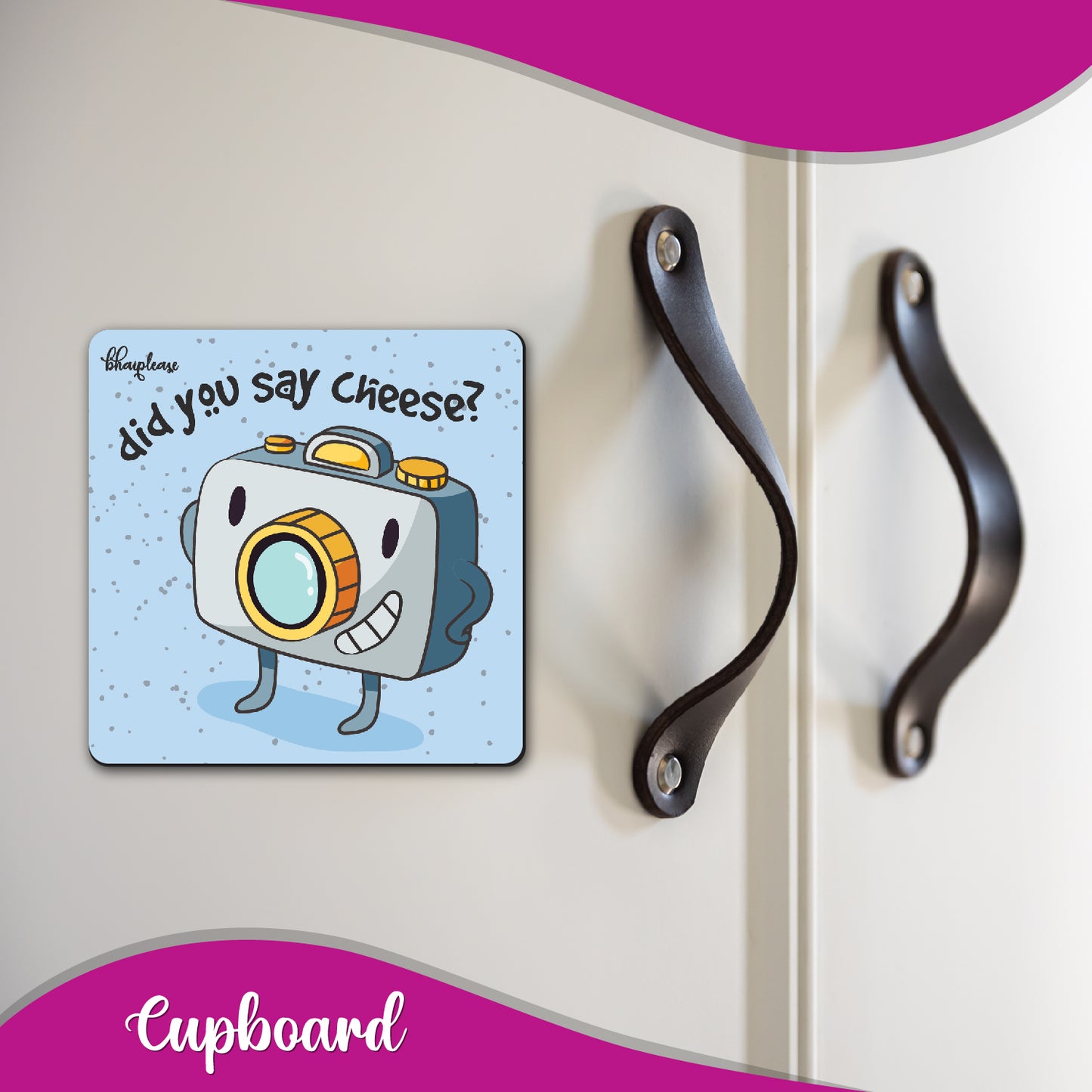Did You Say Cheese? Kawaii Camera Fridge Magnet