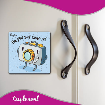 Did You Say Cheese? Kawaii Camera Fridge Magnet