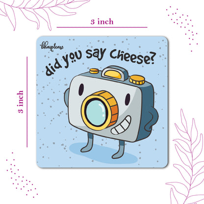 Did You Say Cheese? Kawaii Camera Fridge Magnet