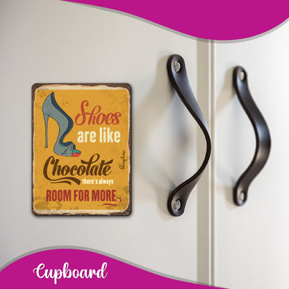 Shoes Are Like Chocolate – Vintage Fridge Magnet