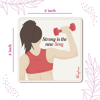 Strong is the New Sexy – Fitness Fridge Magnet