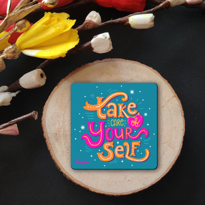 Take Care of Yourself Vibrant Fridge Magnet