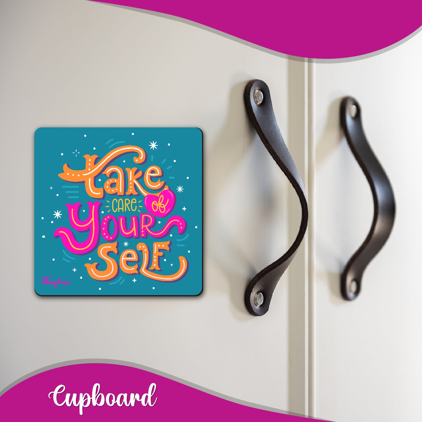 Take Care of Yourself Vibrant Fridge Magnet