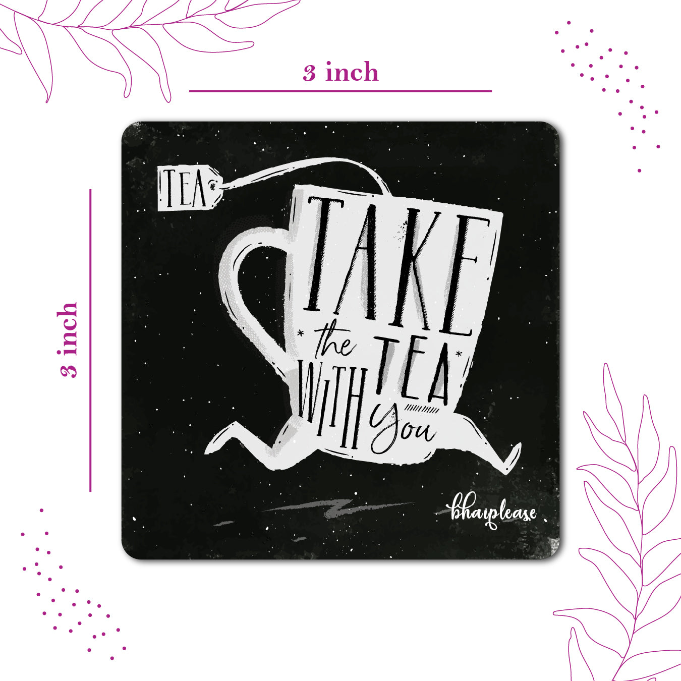 Take the Tea With You – Chai Fridge Magnet