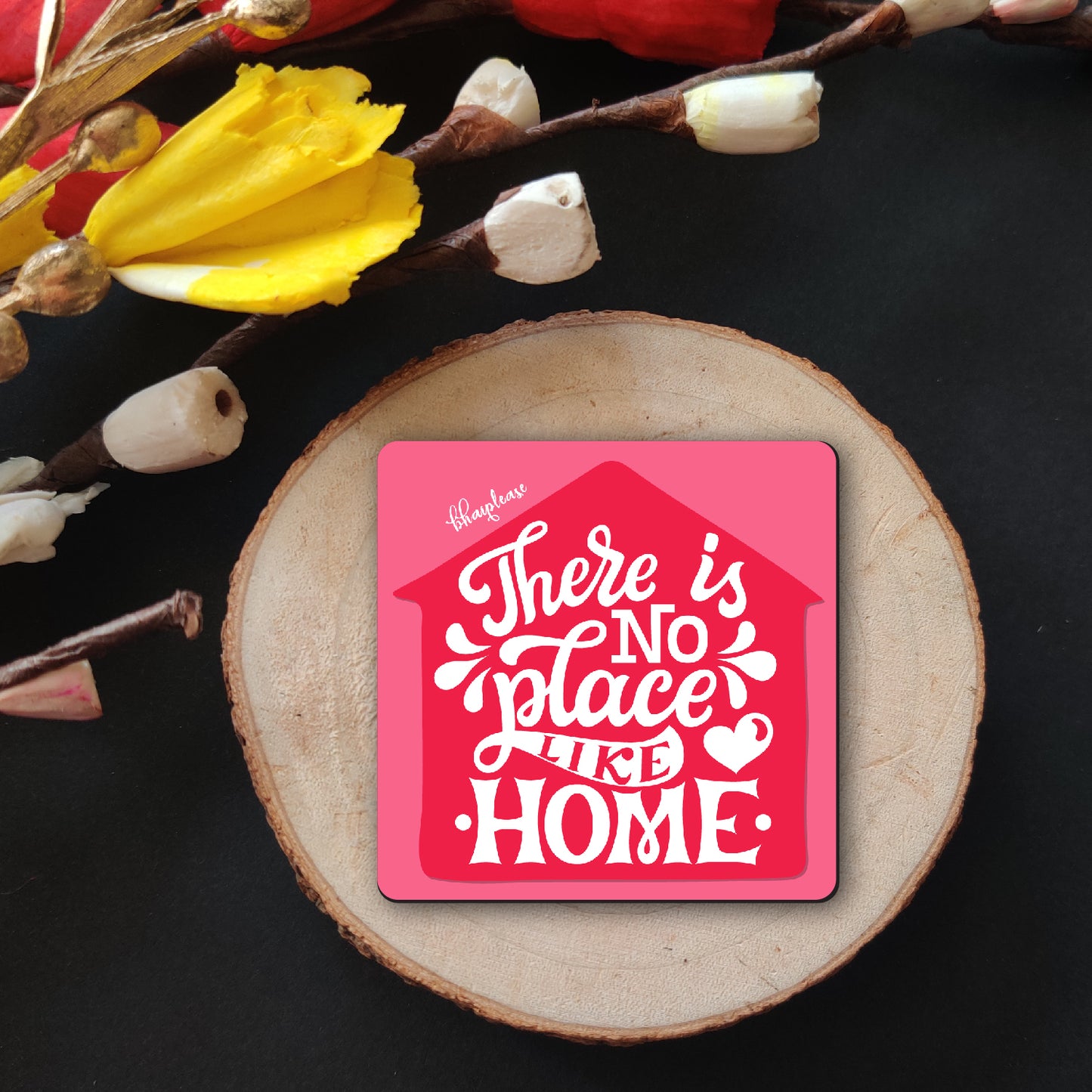 There is No Place Like Home – Pink House Fridge Magnet