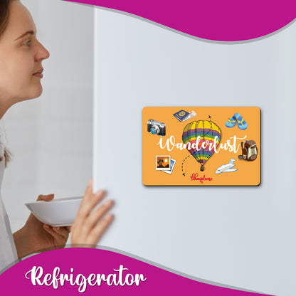 Wanderlust Travel Lovers Fridge Magnet