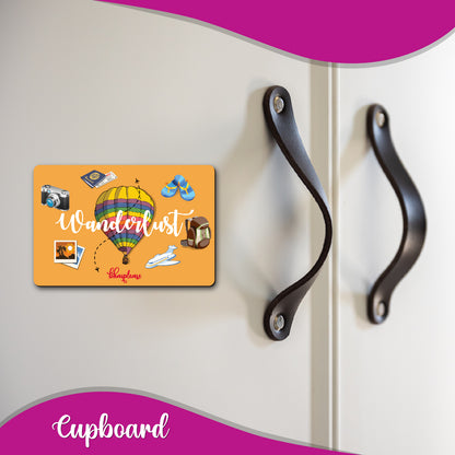 Wanderlust Travel Lovers Fridge Magnet