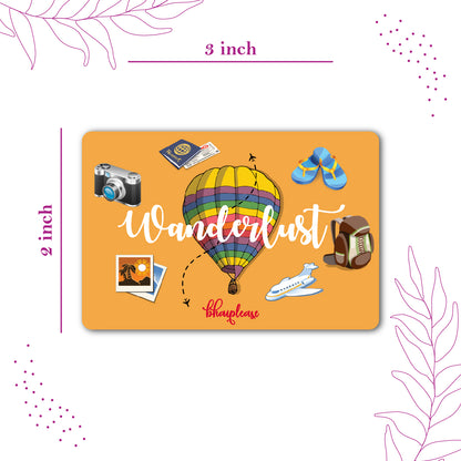 Wanderlust Travel Lovers Fridge Magnet