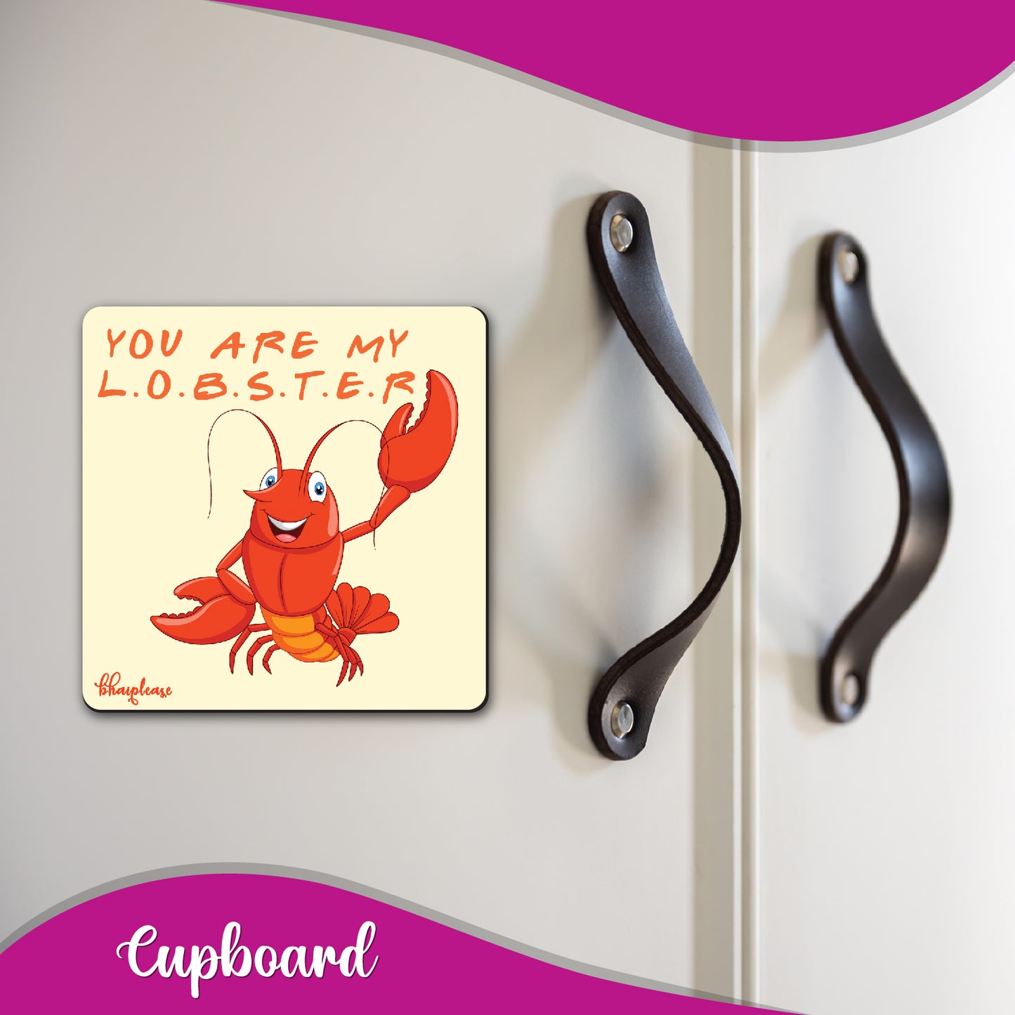 You Are My Lobster – Friends Couple Fridge Magnet