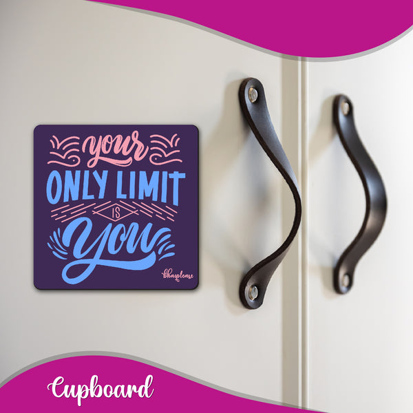 Your only Limit is You Wooden Fridge