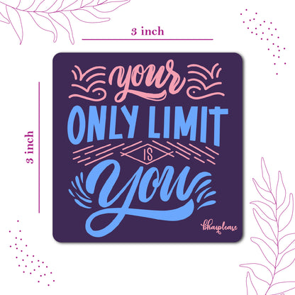 Your only Limit is You Wooden Fridge