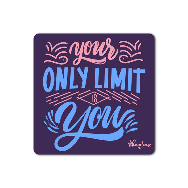 Your only Limit is You Wooden Fridge