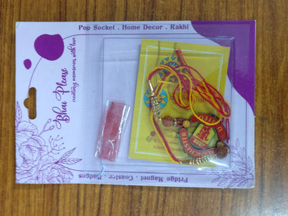Manchester United Wooden Rakhi – Football Theme Rakhi | Bhai Please