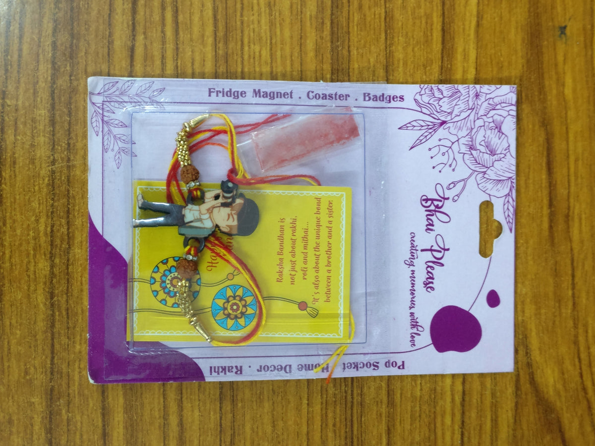 Photographer Bhai Wooden Rakhi – Photography Theme Rakhi | Bhai Please