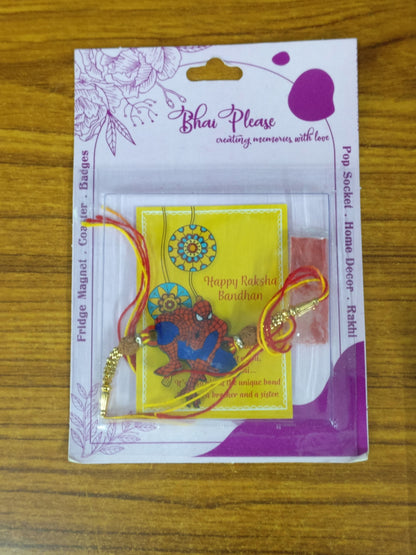 Spiderman Wooden Rakhi