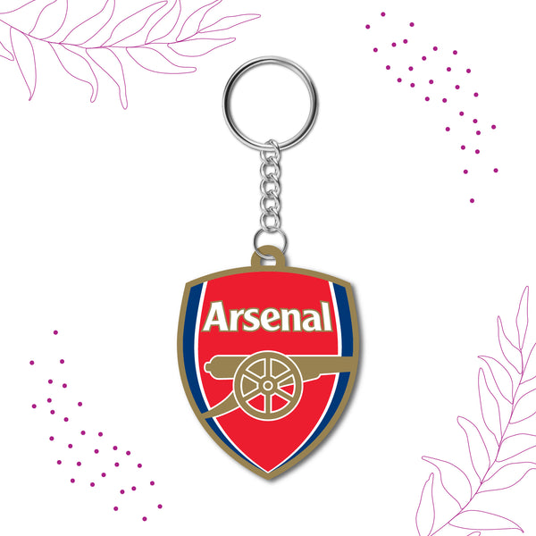 Arsenal Wooden Keychain