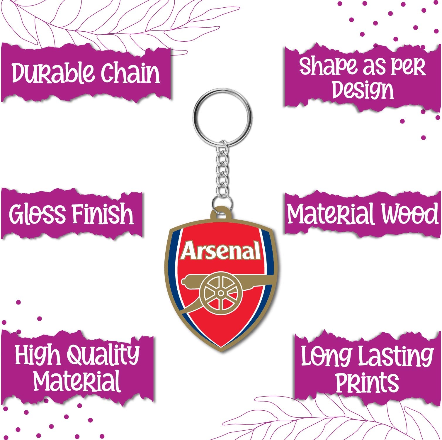  Eco-friendly Premier League keyring