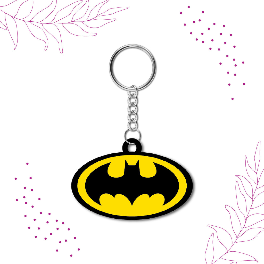 Premium Wooden Batman Keychain | Eco-Friendly Superhero Gift & Keyring ...