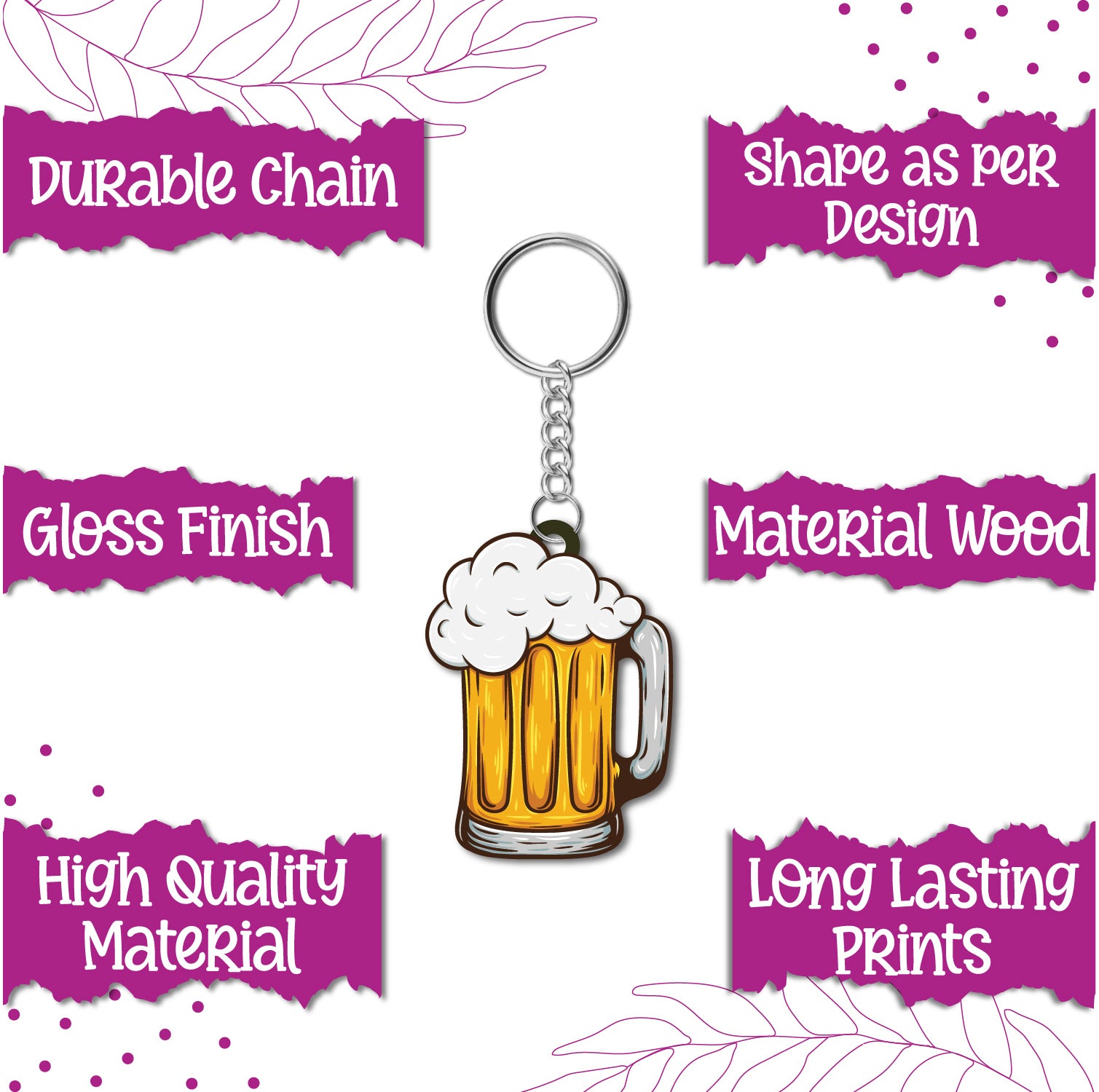  Eco-friendly drink keyring