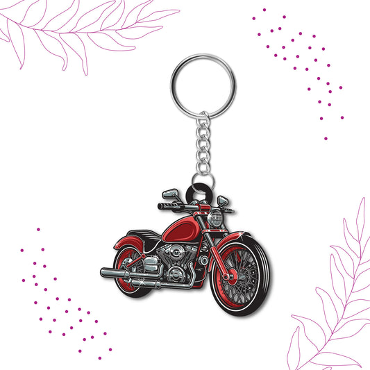 Bike (Motorcycle) Wooden Keychain