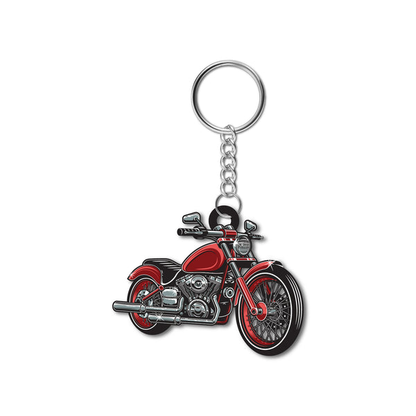 Bike (Motorcycle) Wooden Keychain