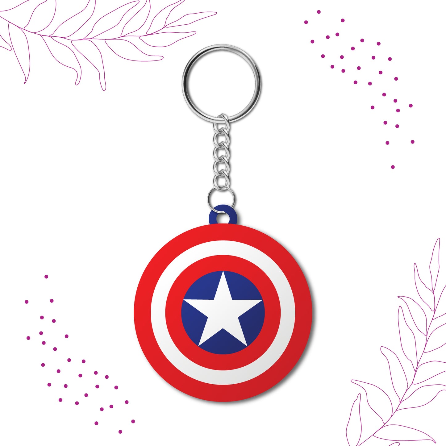  Laser-cut Captain America shield