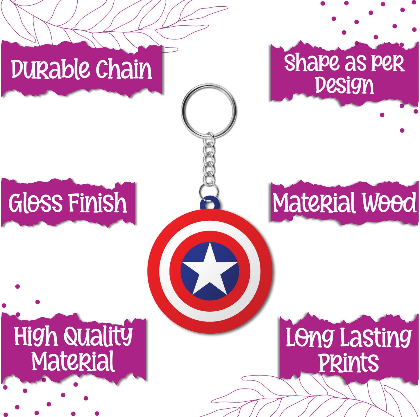  Eco-friendly Marvel keyring