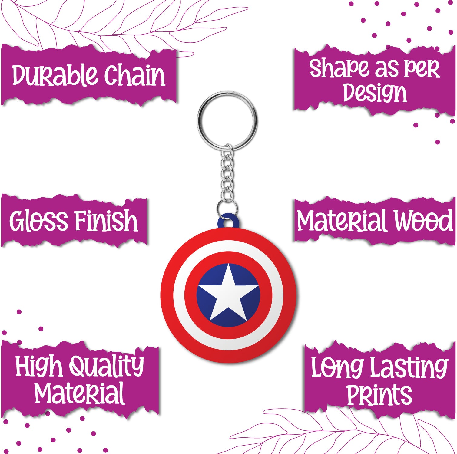  Eco-friendly Marvel keyring