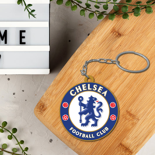 Wooden Chelsea Keychain