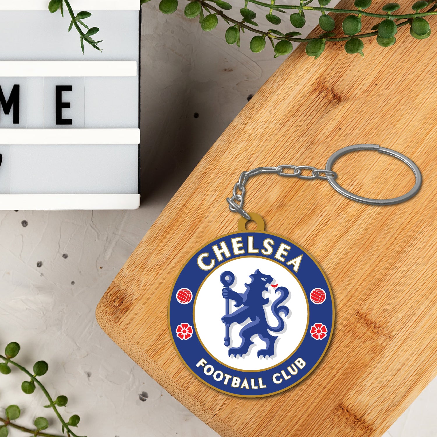 Chelsea Wooden Keychain