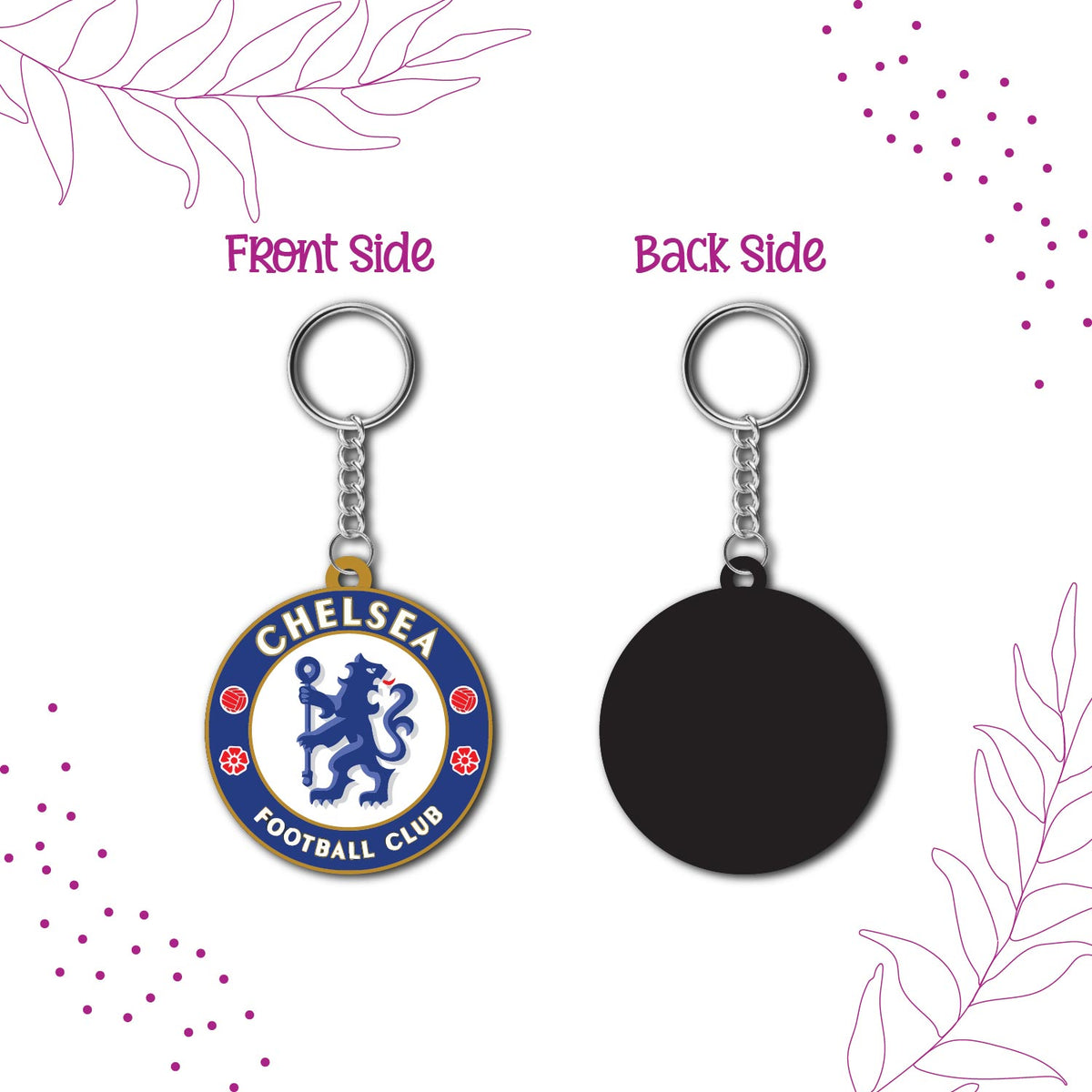 Chelsea Wooden Keychain – Bhai Please India