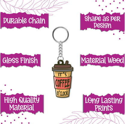  Eco-friendly coffee keyring