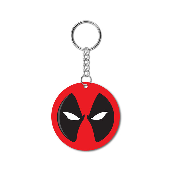 Deadpool Wooden Keychain